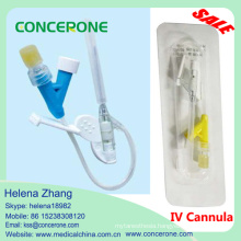 Disposable IV Cannula Catheter with Y Type, Safety IV Cannula